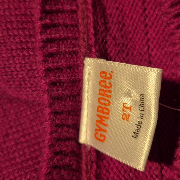 Gymboree girls size 2T purple sparkly sweater dress, NWOT - Picture 4 of 5